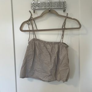 Everlane Gingham Crop Top